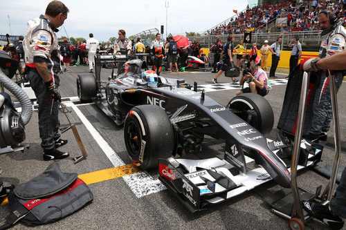 Sutil espera en parrilla el inicio del GP