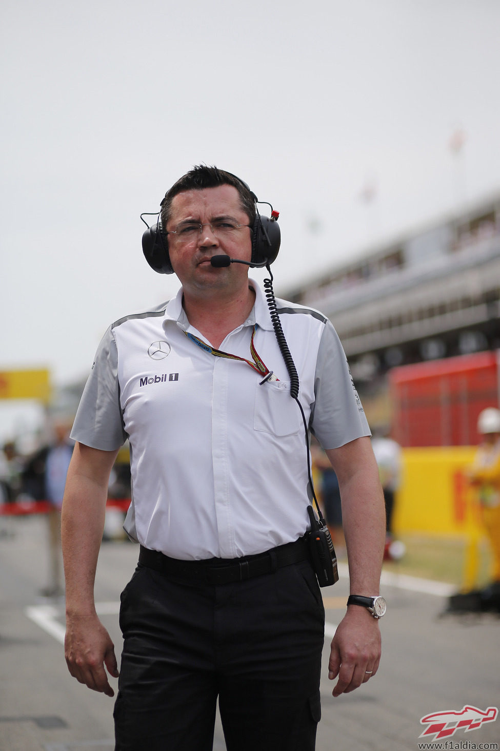 Eric Boullier en el Gran Premio de España