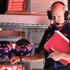 Adrian Newey asistió al GP de España 2014