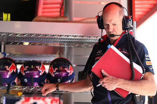 Adrian Newey asistió al GP de España 2014