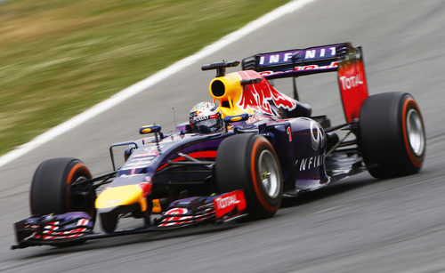 Remontada de Sebastian Vettel en el GP de Espana 2014