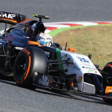 Dani Juncadella estuvo con Force India en los test de Barcelona