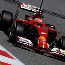 Kimi Räikkönen estuvo con Ferrari los dos días de test