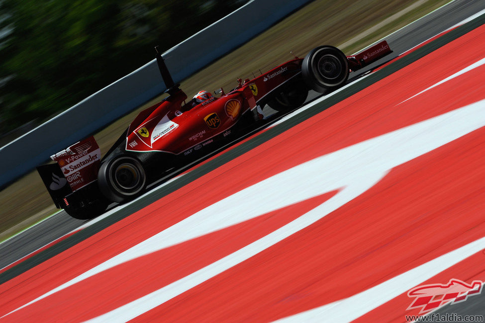 Pruebas aerodinámicas para Kimi Räikkönen