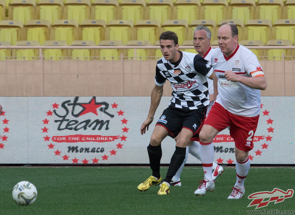 Jules Bianchi también participó en el partido