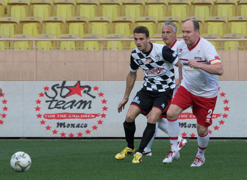 Jules Bianchi también participó en el partido