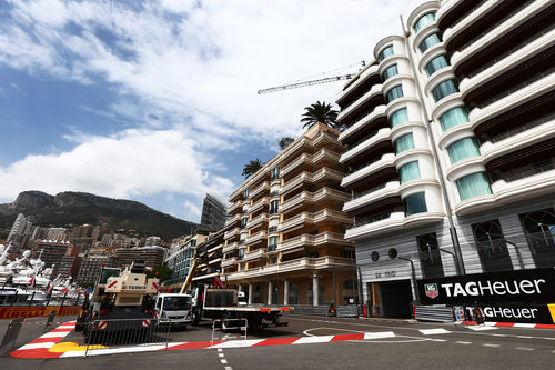 Vista general del circuito de Mónaco