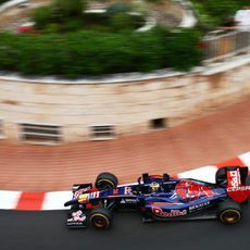 El STR9 de Jean-Eric Vegrne rueda en Mónaco