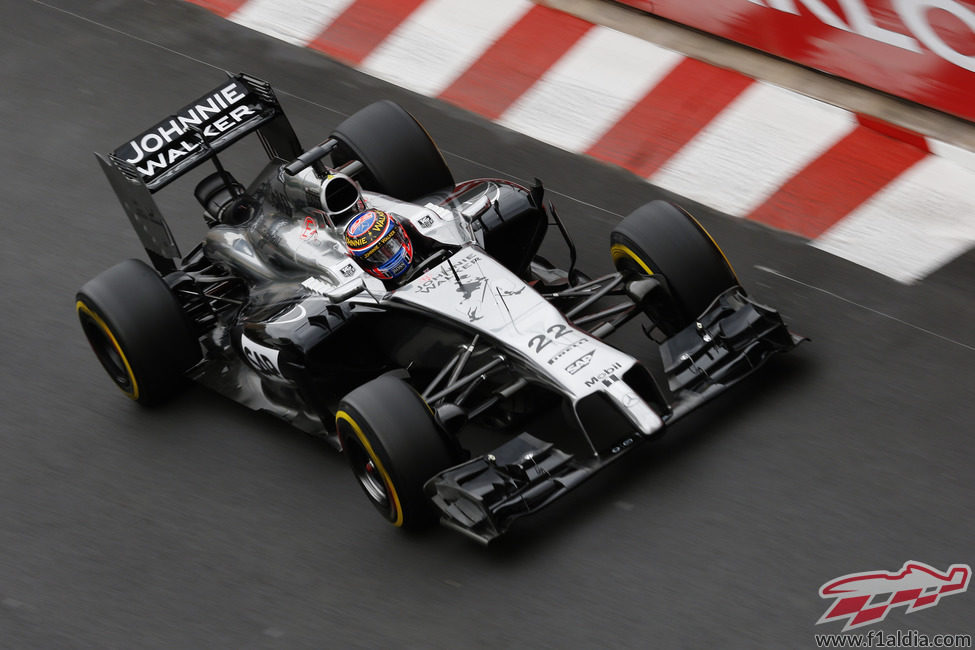 Jenson Button disfrutó pilotando en Mónaco