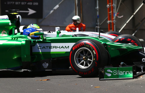 Toque entre Massa y Ericsson en Mirabeau