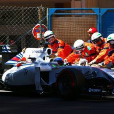 Felipe Massa se quedó sin disputar la Q2 en Mónaco