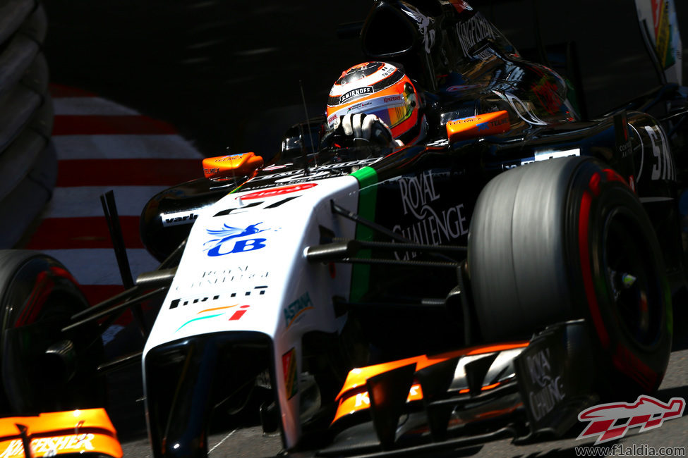 Nico Hülkenberg cayó en la Q2 en Mónaco