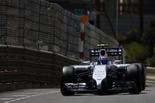 Valtteri Bottas no tuvo ritmo en Mónaco