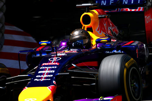 Casco especial de Sebastian Vettel en Mónaco