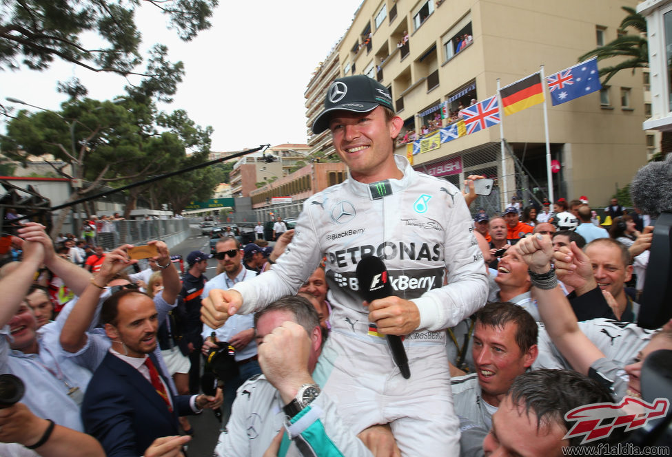Victoria de Nico Rosberg en Mónaco