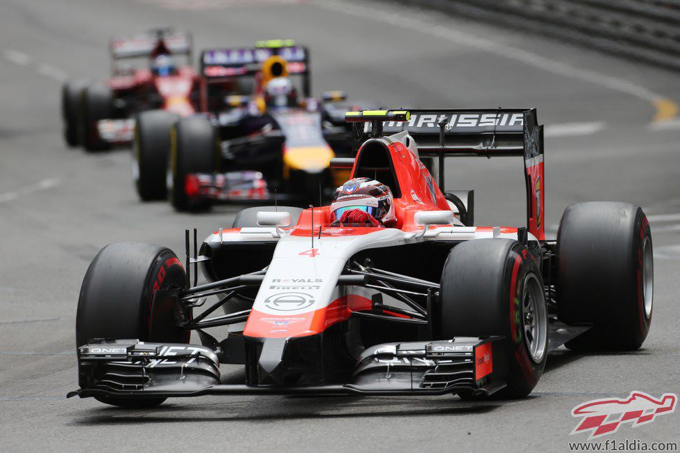 Max Chilton quedó 14º en Mónaco