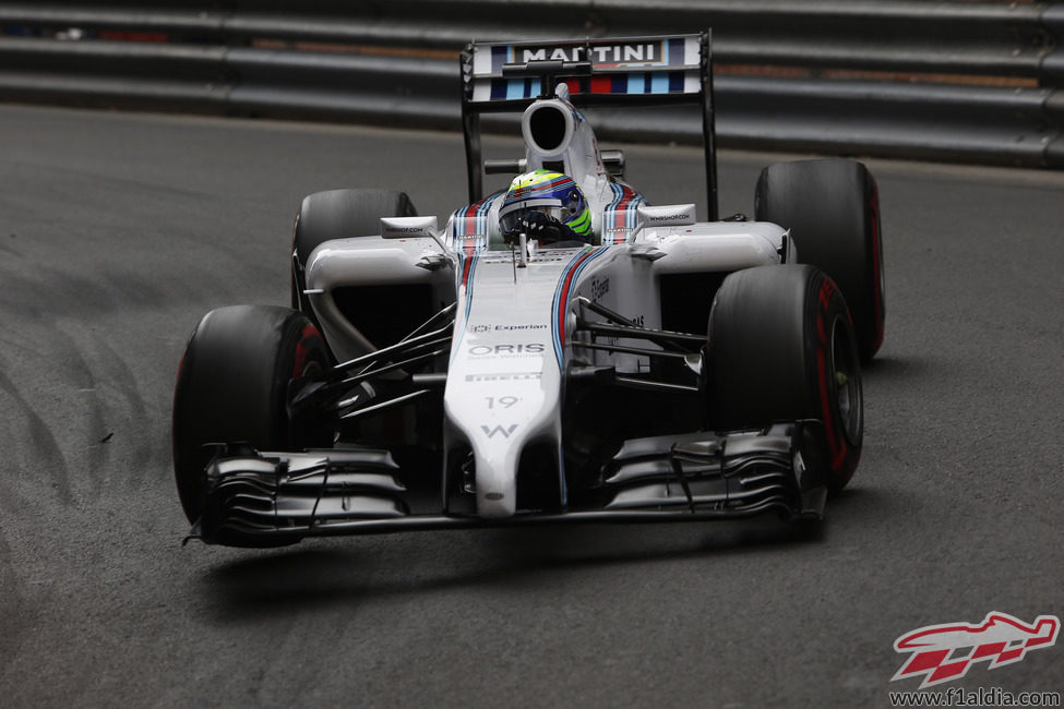 Felipe Massa acabó contento su andadura en Mónaco