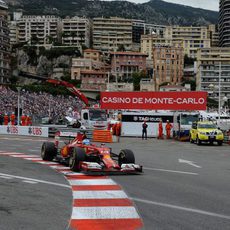 Fernando Alonso tuvo una mala salida