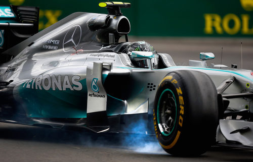 Pasada de frenada de Nico Rosberg en Montreal