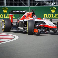 Jules Bianchi no acabó la sesión de entrenamientos