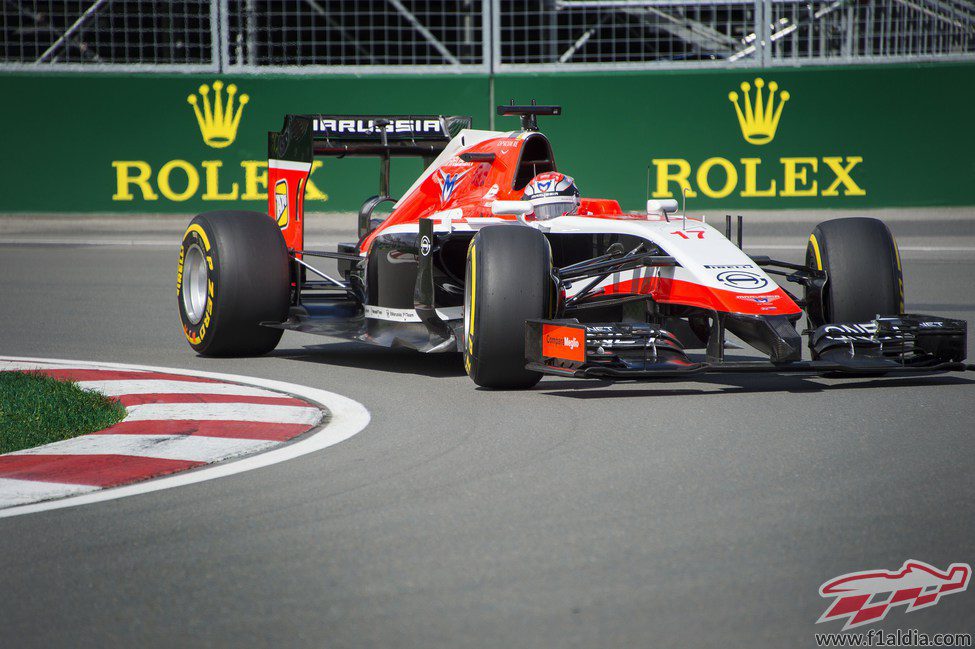 Jules Bianchi no acabó la sesión de entrenamientos