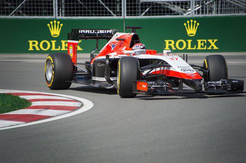 Jules Bianchi no acabó la sesión de entrenamientos