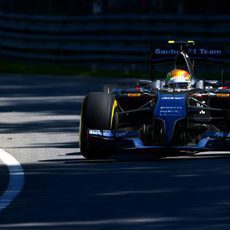 Esteban Gutiérrez avanza en las sombras canadienses