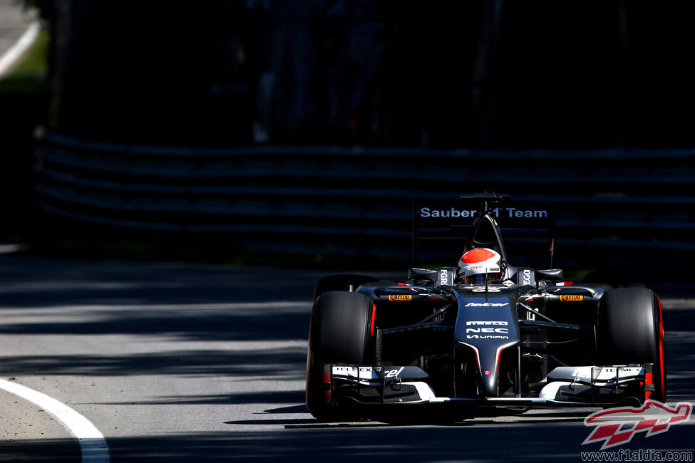 Adrian Sutil cumple con los entrenamientos