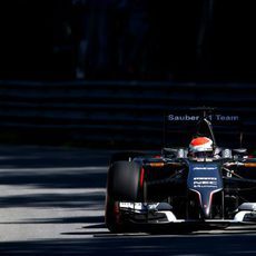 Adrian Sutil cumple con los entrenamientos