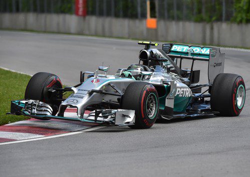 Nico Rosberg ataca los pianos de Montreal