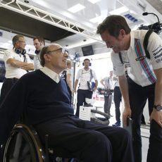 Frank Williams sonríe de nuevo gracias a su equipo