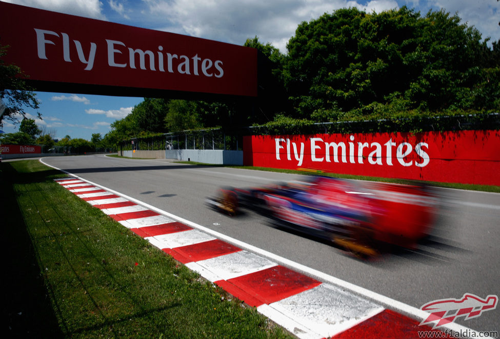 El STR9 vuela por el circuito Gilles Villeneuve