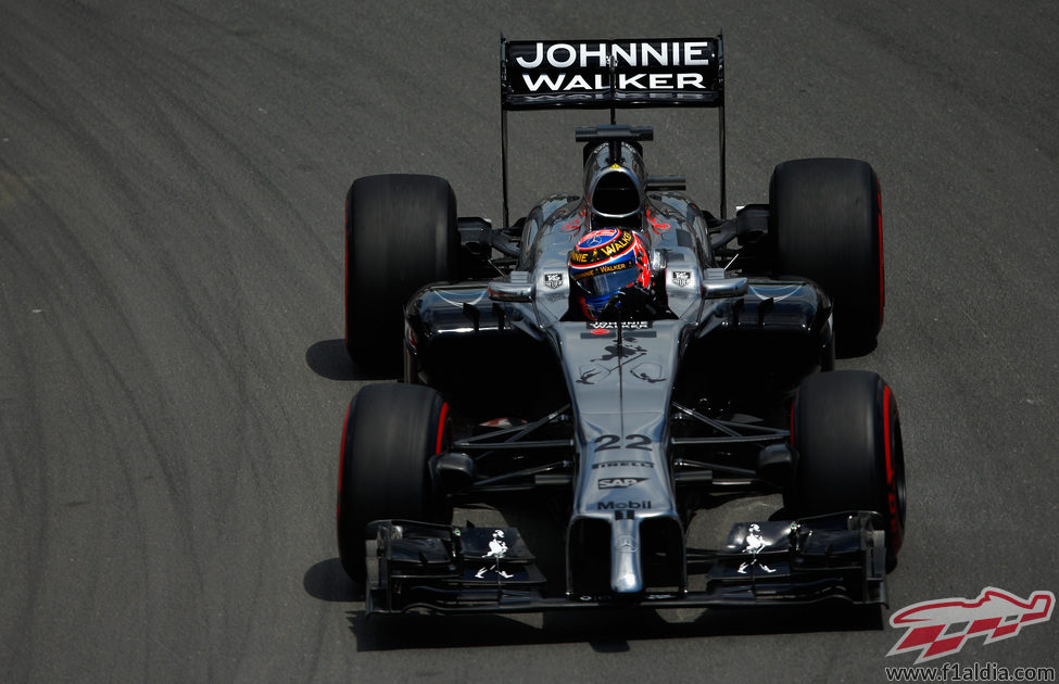 Jenson Button fue el único McLaren en llegar a la Q3