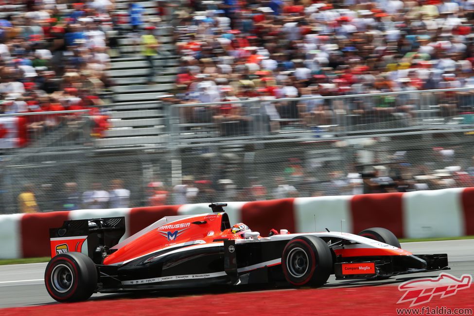 Jules Bianchi no tuvo una segunda vuelta cronometrada