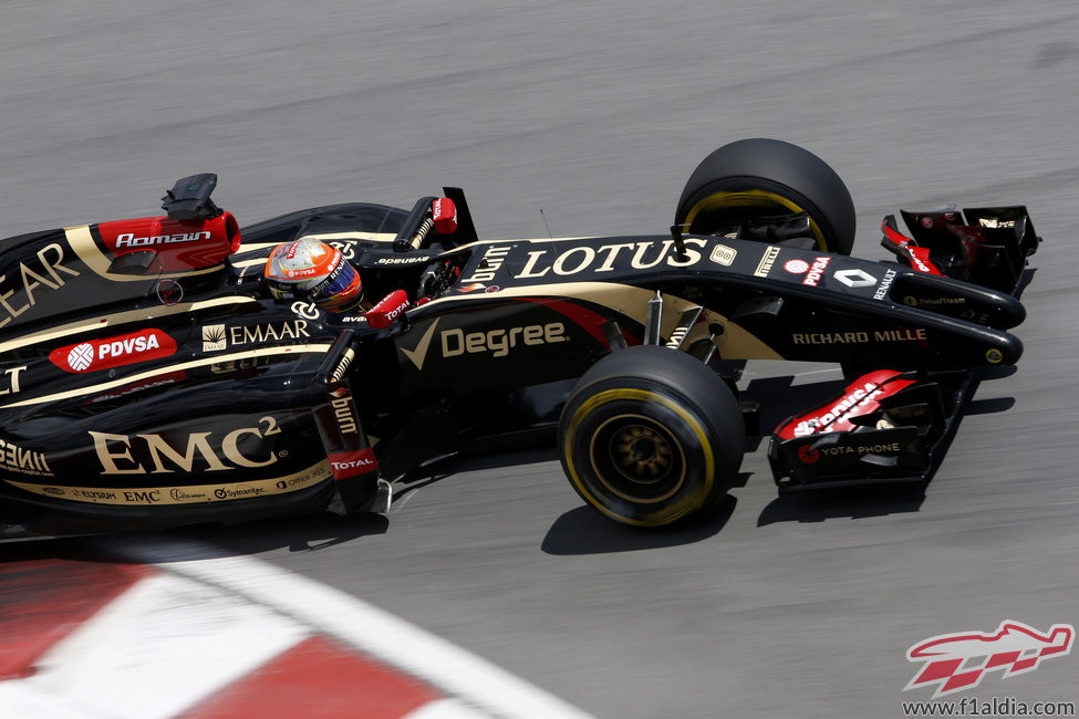 Romain Grosjean no logró pasar el corte a la Q3