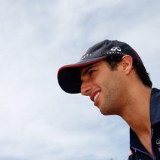 Un sonriente Daniel Ricciardo en Canadá