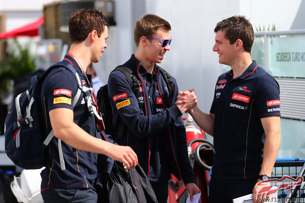 Daniil Kvyat llega al circuito Gilles Villeneuve