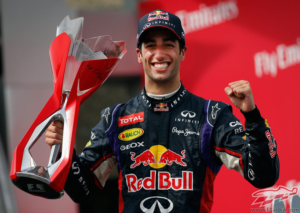 Alegría enorme de Daniel Ricciardo en Canadá
