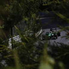 El calor de Montreal fue duro con Kamui Kobayashi