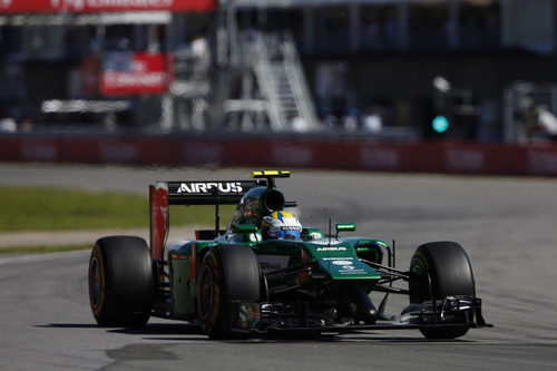 Marcus Ericsson solo completó una parte del GP de Canadá