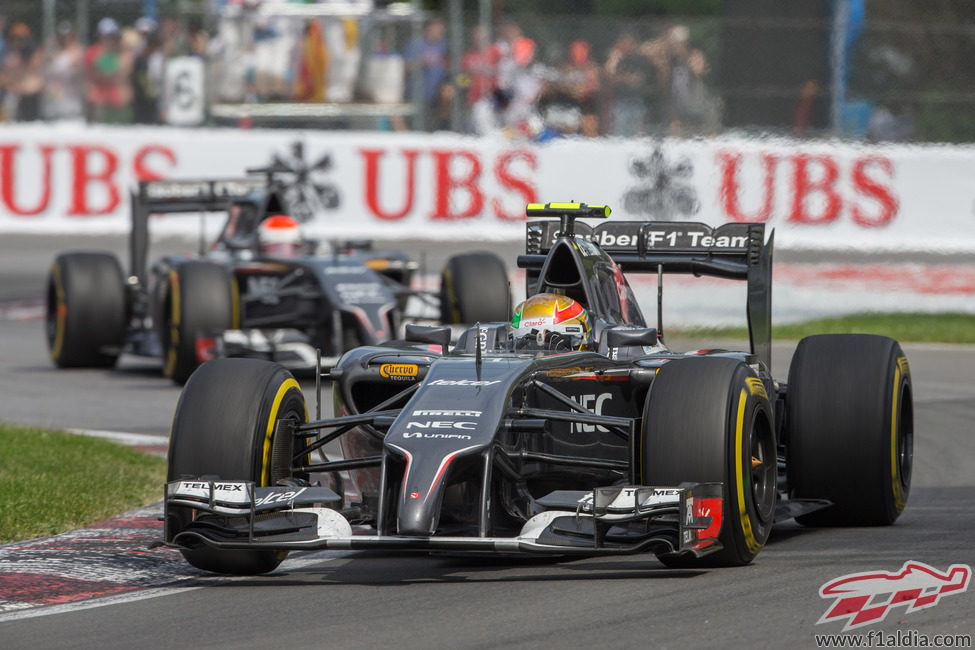 Esteban Gutiérrez abandonó por pérdida de potencia