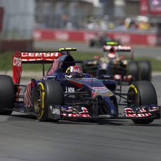 Daniil Kvyat no logró sumar puntos en Canadá