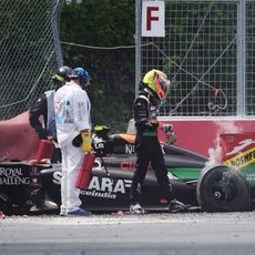 Sergio Pérez sale ileso del coche