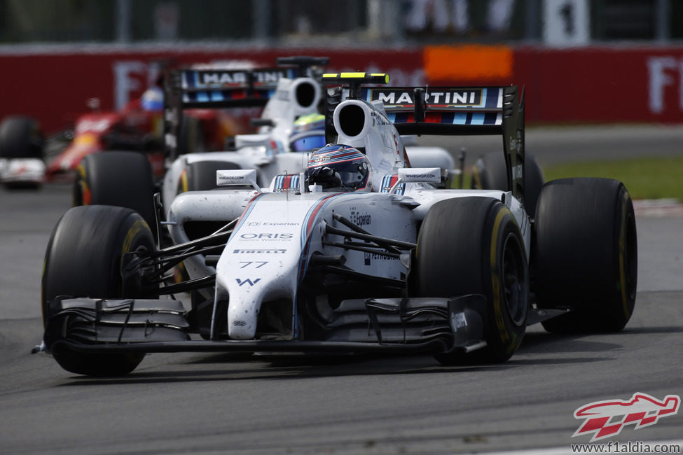 Valtteri Bottas tuvo buen ritmo en Montreal