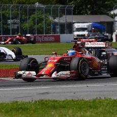 Fernando Alonso acabó sexto en Canadá