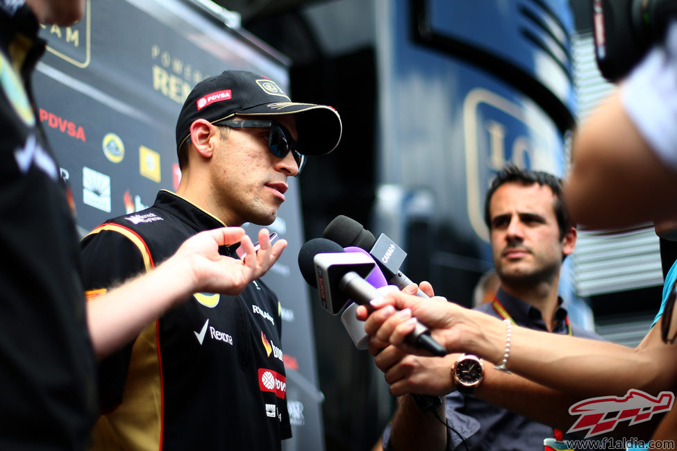 Pastor Maldonado centra la atención