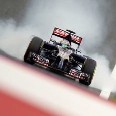 Jean-Eric Vergne se pasa de frenada en Austria