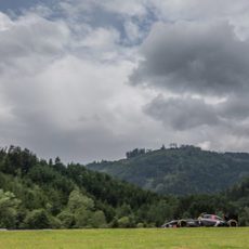 Esteban Gutiérrez en el circuito de Austria