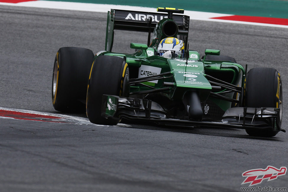 Marcus Ericsson en una curva del Red Bull Ring