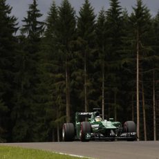 Kamui Kobayashi en el trazado de Spielberg